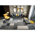 Microfiber machine tufted carpet for home